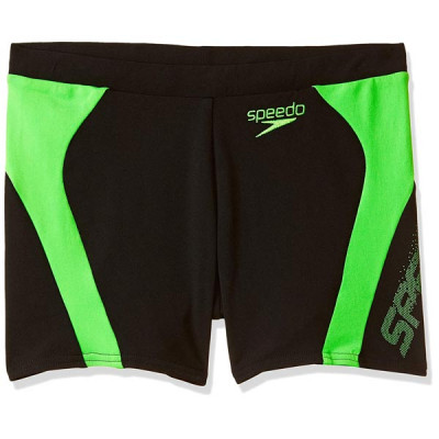 Speedo Male Swimwear Logo Graphic Splice Aquashort